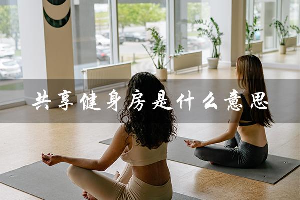 共享健身房是什么意思(健身房预售是什么)