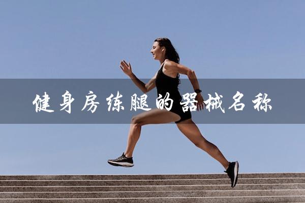 健身房练腿的器械名称(健身房腿部训练器械是什么)