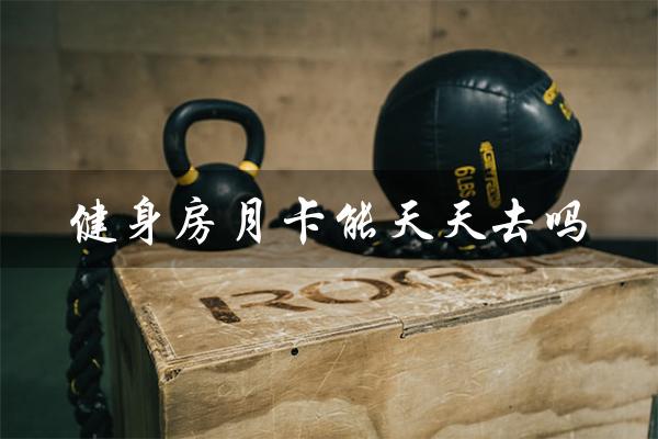 健身房月卡能天天去吗（健身房月卡价格）