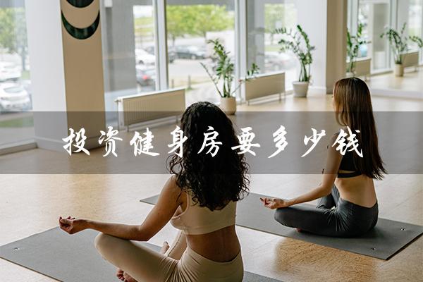 投资健身房要多少钱(健身房投资费用)