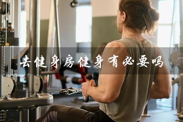 去健身房健身有必要吗(健身房能减肥吗)